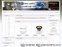 Power Audio sklep ze sprztem monacor, fountek, carpower, jantzen